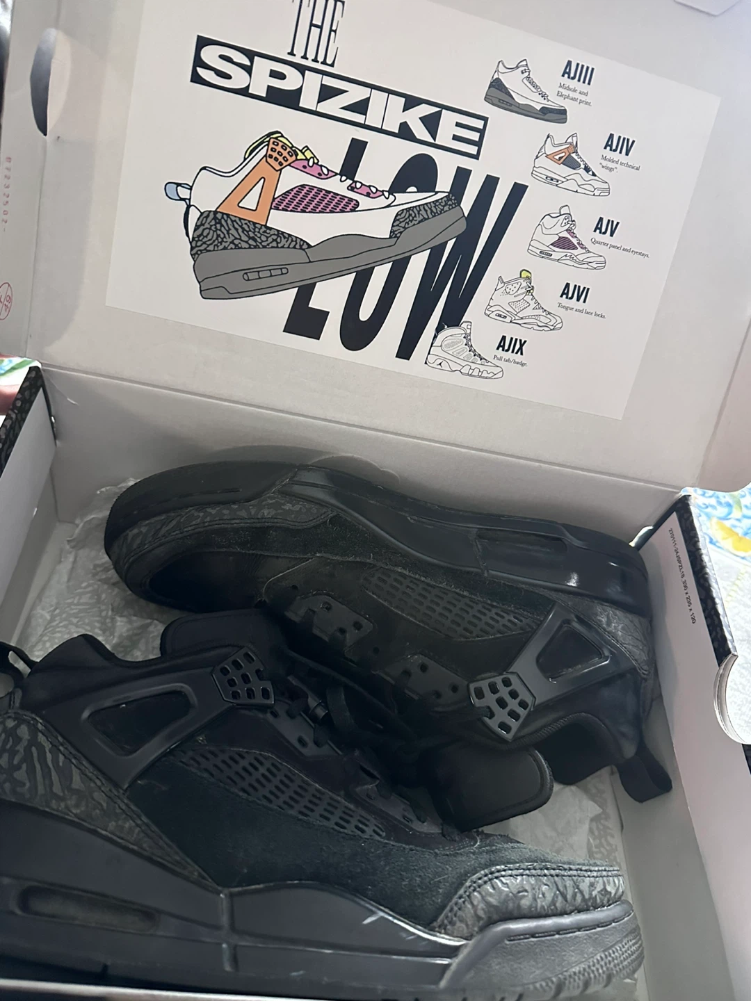 Jordan Spizike Low Black Men's Shoes