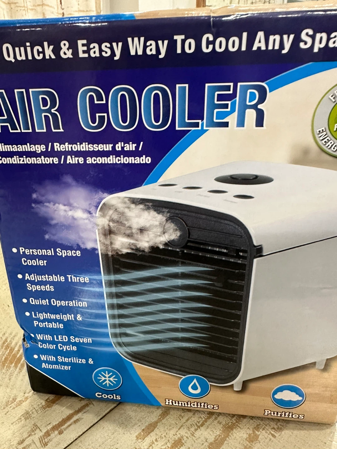 Multifunctional Mini Air Cooler with Fan,