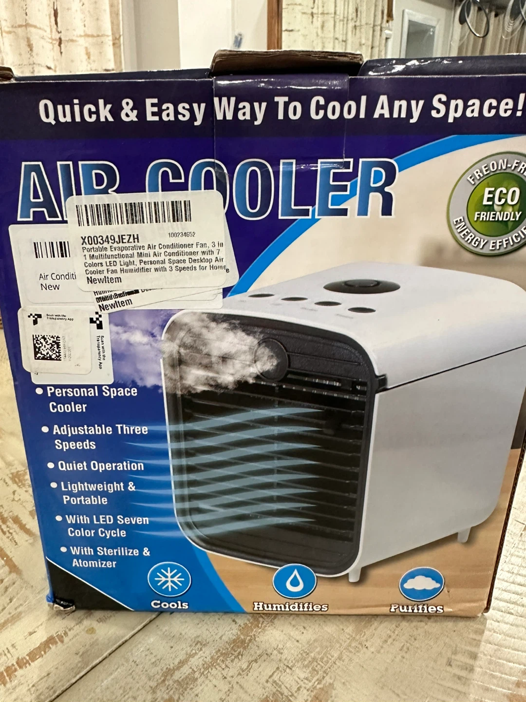 Multifunctional Mini Air Cooler with Fan, - photo 5
