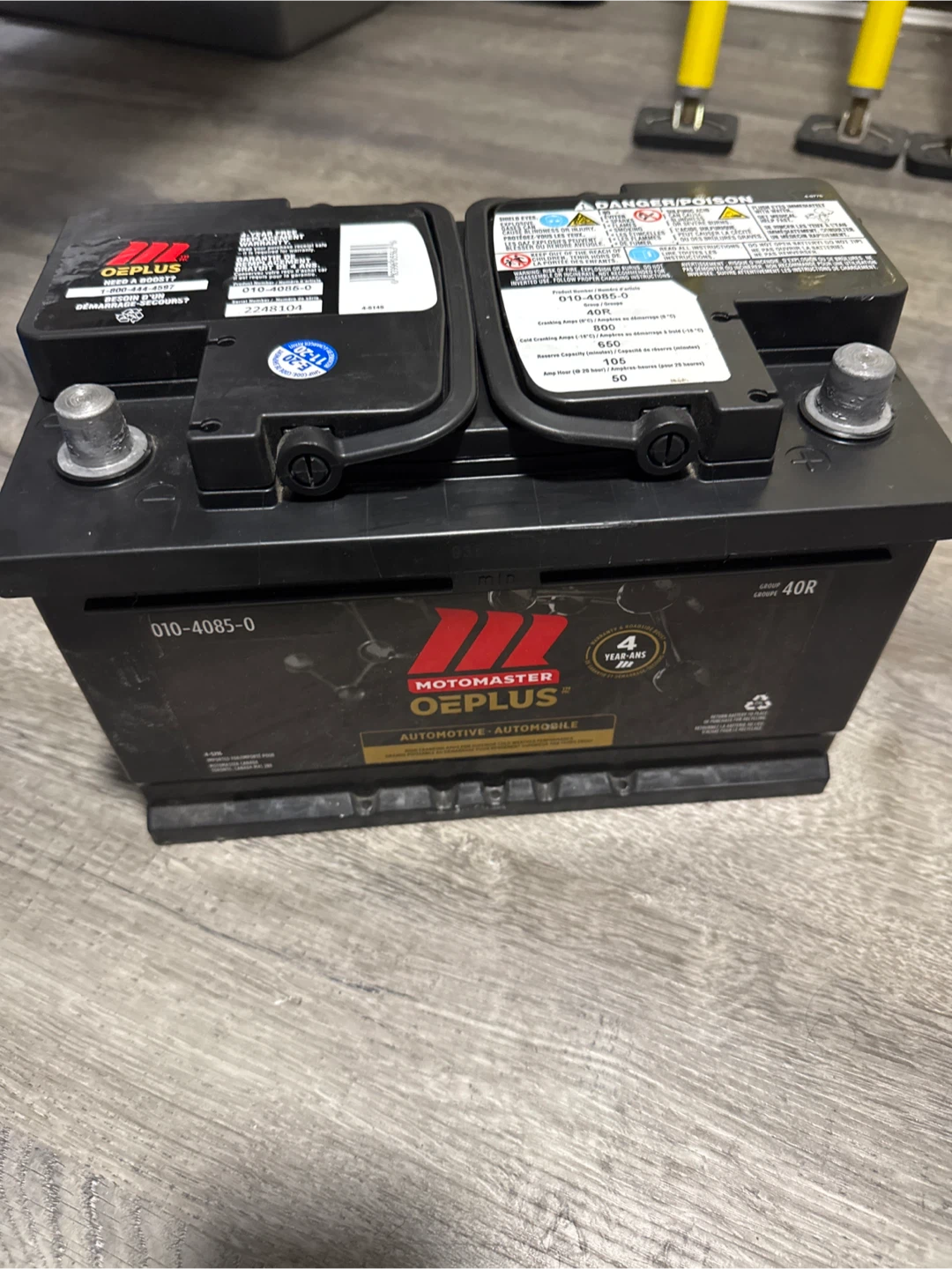 Motomaster OEplus Automotive Battery 40R