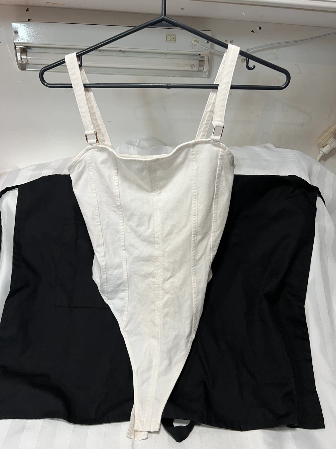 White Corset Bodysuit