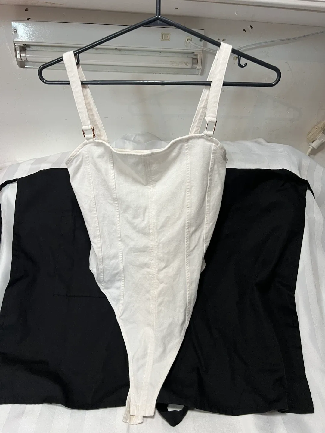 White Corset Bodysuit