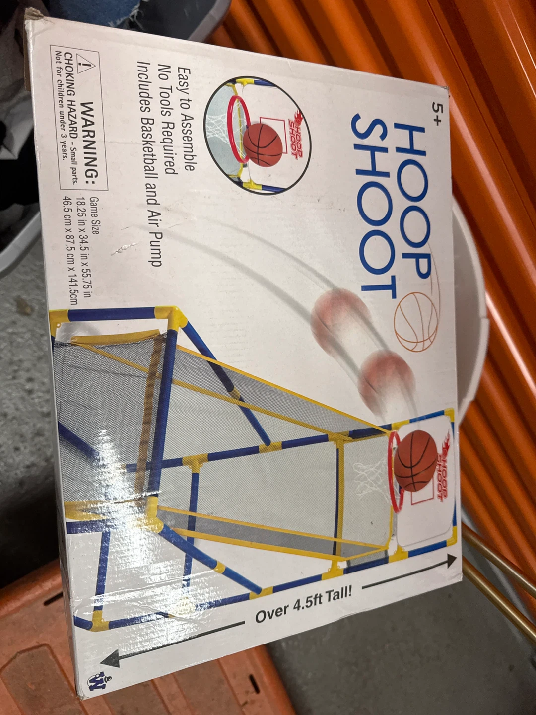 Hoop Shoot Basketball Game - Over 4.5ft Tall!