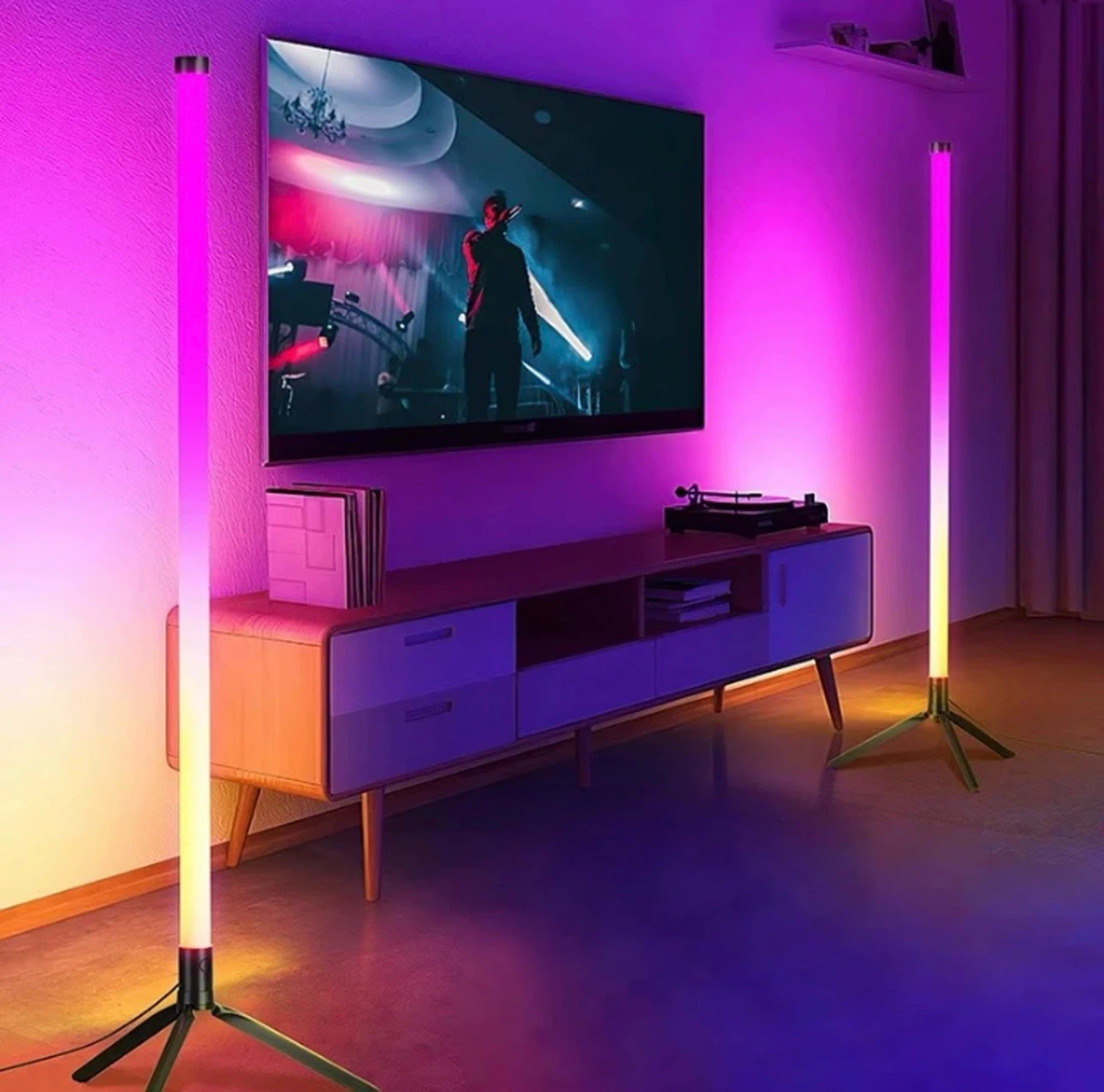 RGB Corner Lamp with Remote and App Control - photo 4