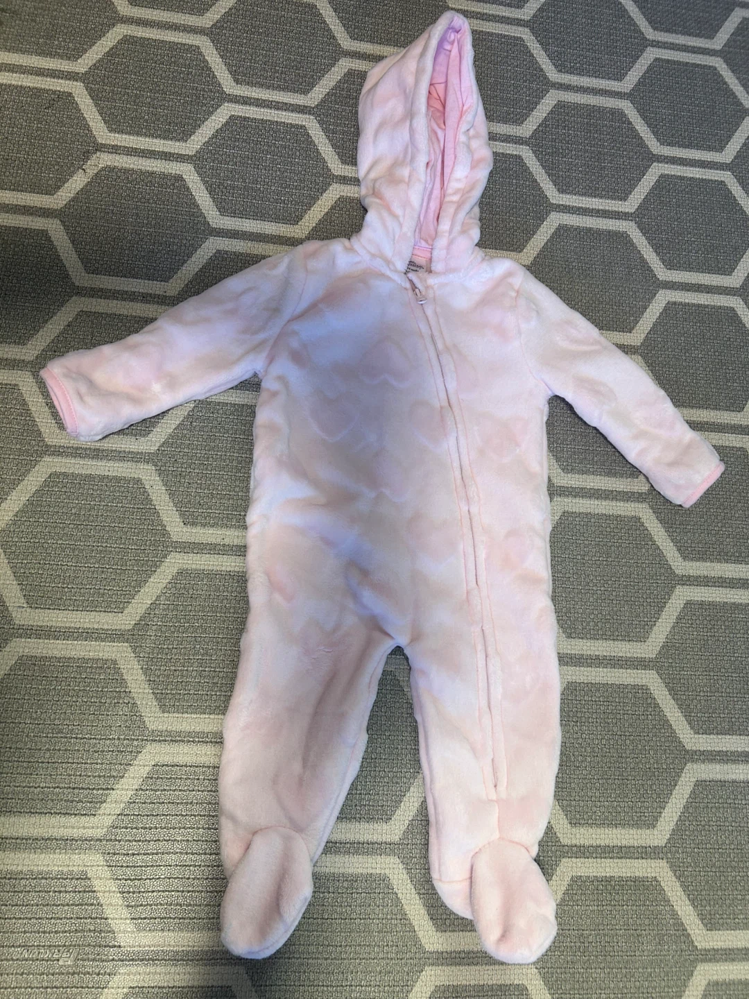 Thick fleece snowsuit 3-6months - photo 2