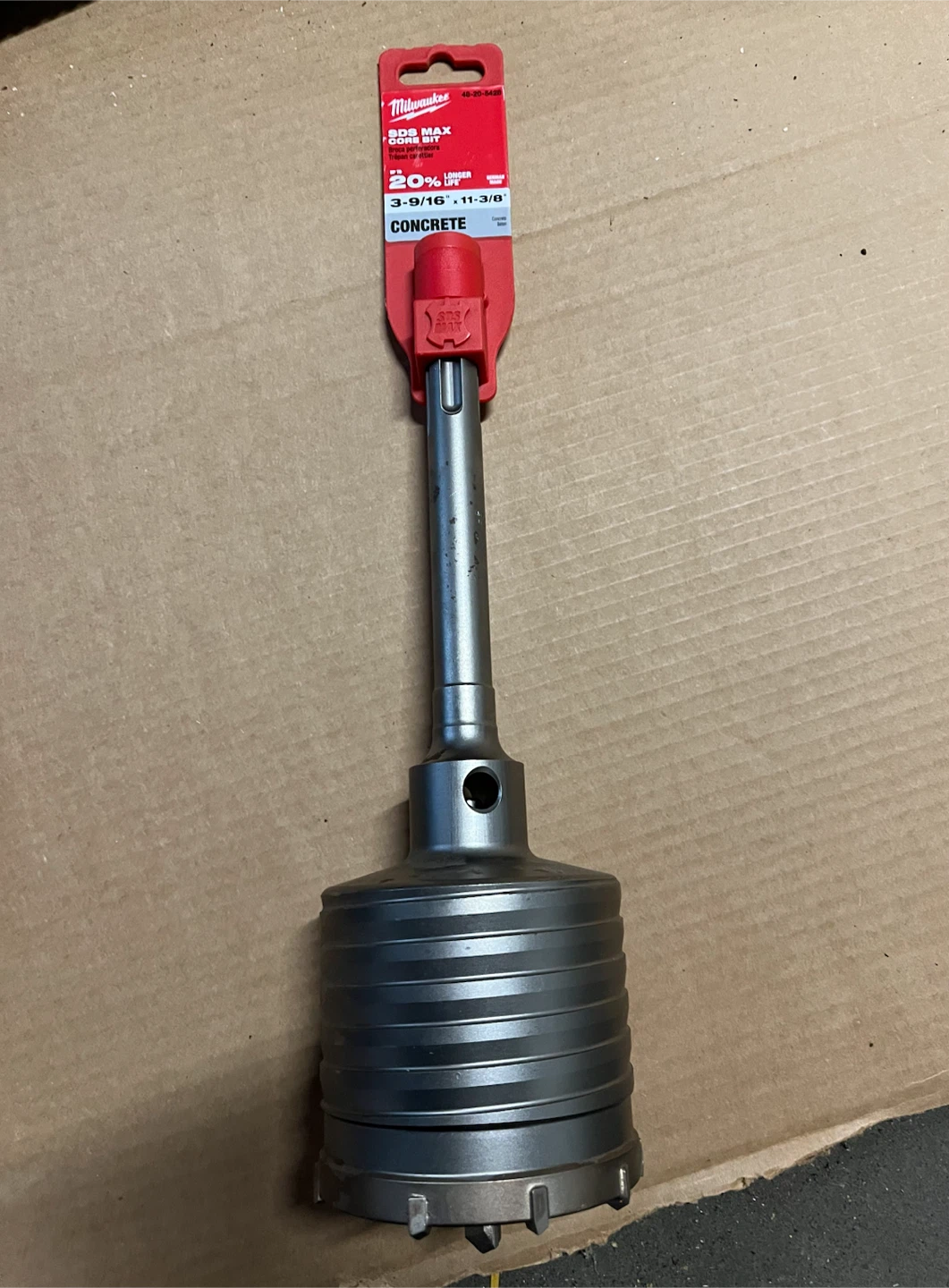 🇩🇪 NEW Milwaukee SDS MAX Core Bit 3-9/16" x 11-3/8" for Concrete