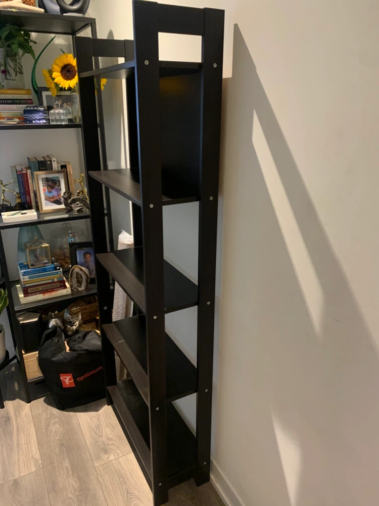 IKEA dark brown ladder shelf - photo 2
