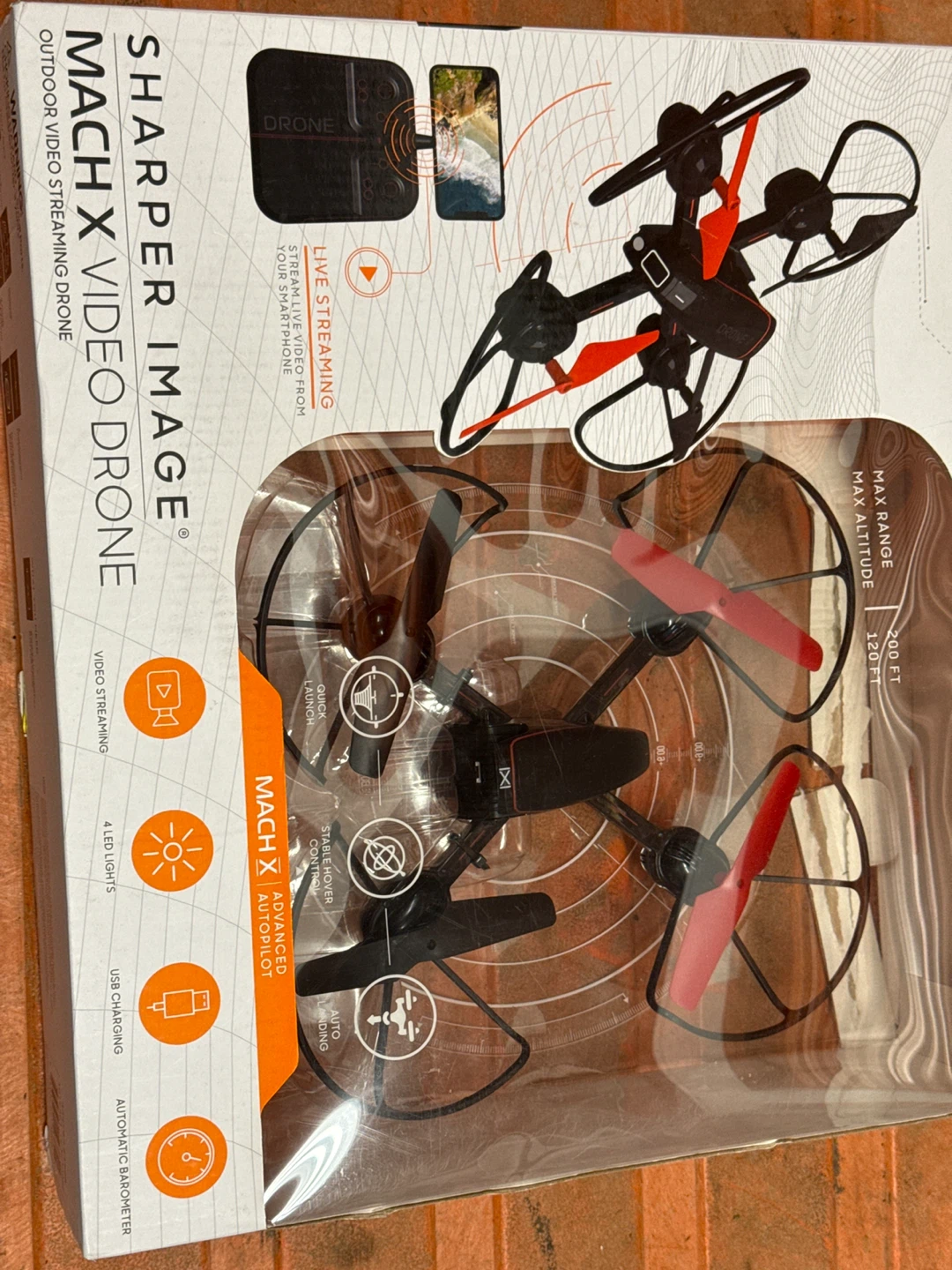 Sharper Image Mach X Video Drone