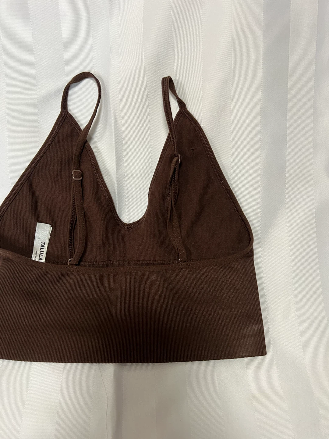 Brown Ribbed Bralette - photo 2