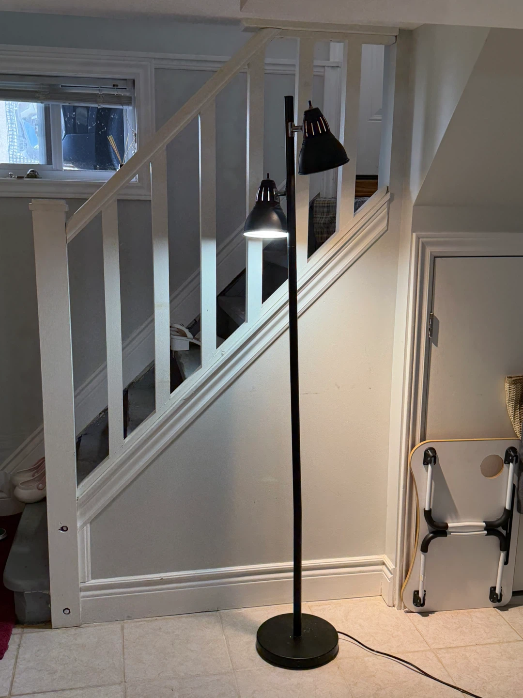 Black Double Head Floor Lamp - photo 2