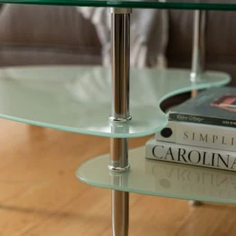 New Sleek Tempered Glass Coffee Table Modern - photo 5