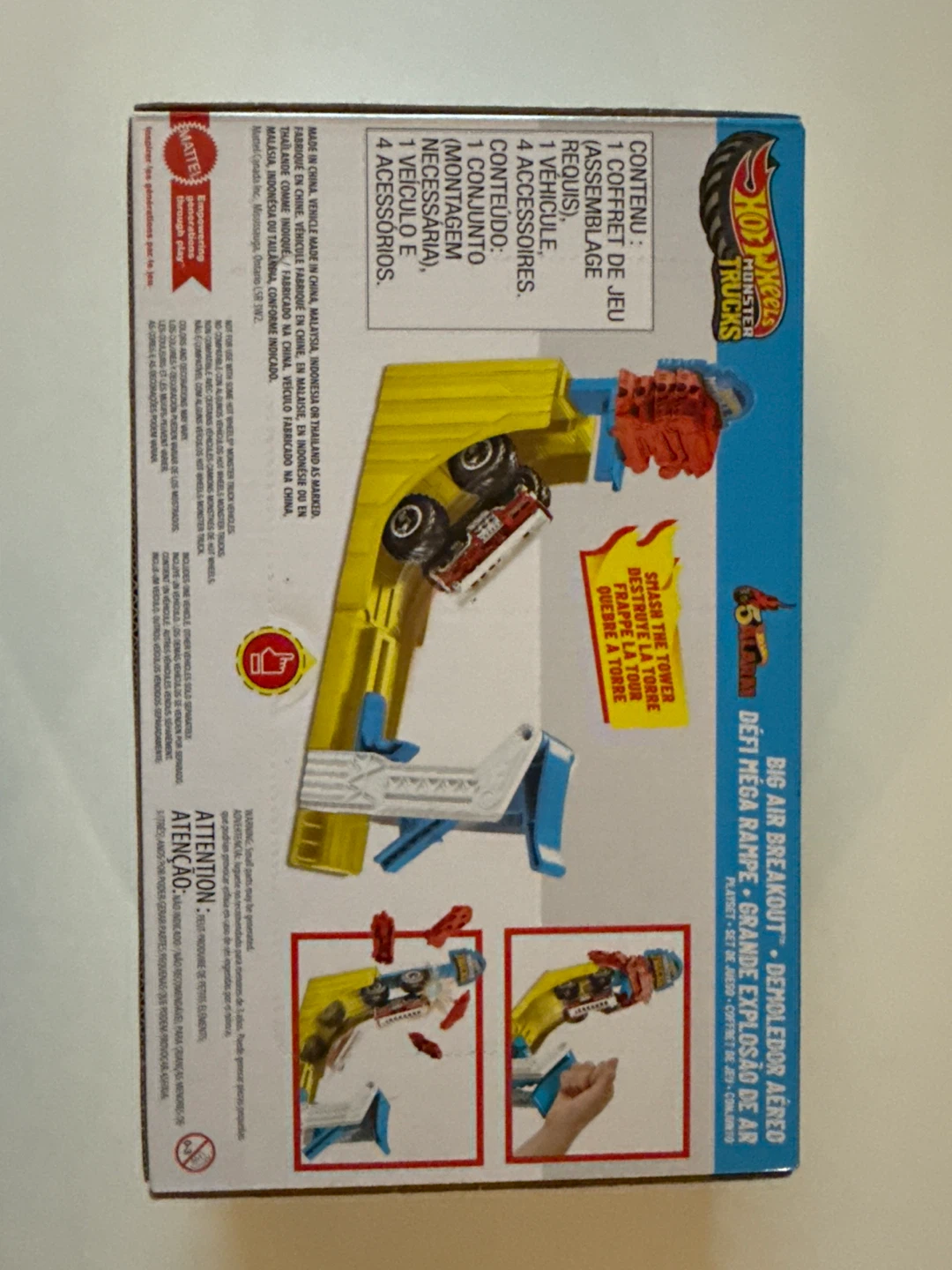 Hot Wheels Monster Trucks Big Air Breakout Stunt Ramp - photo 2