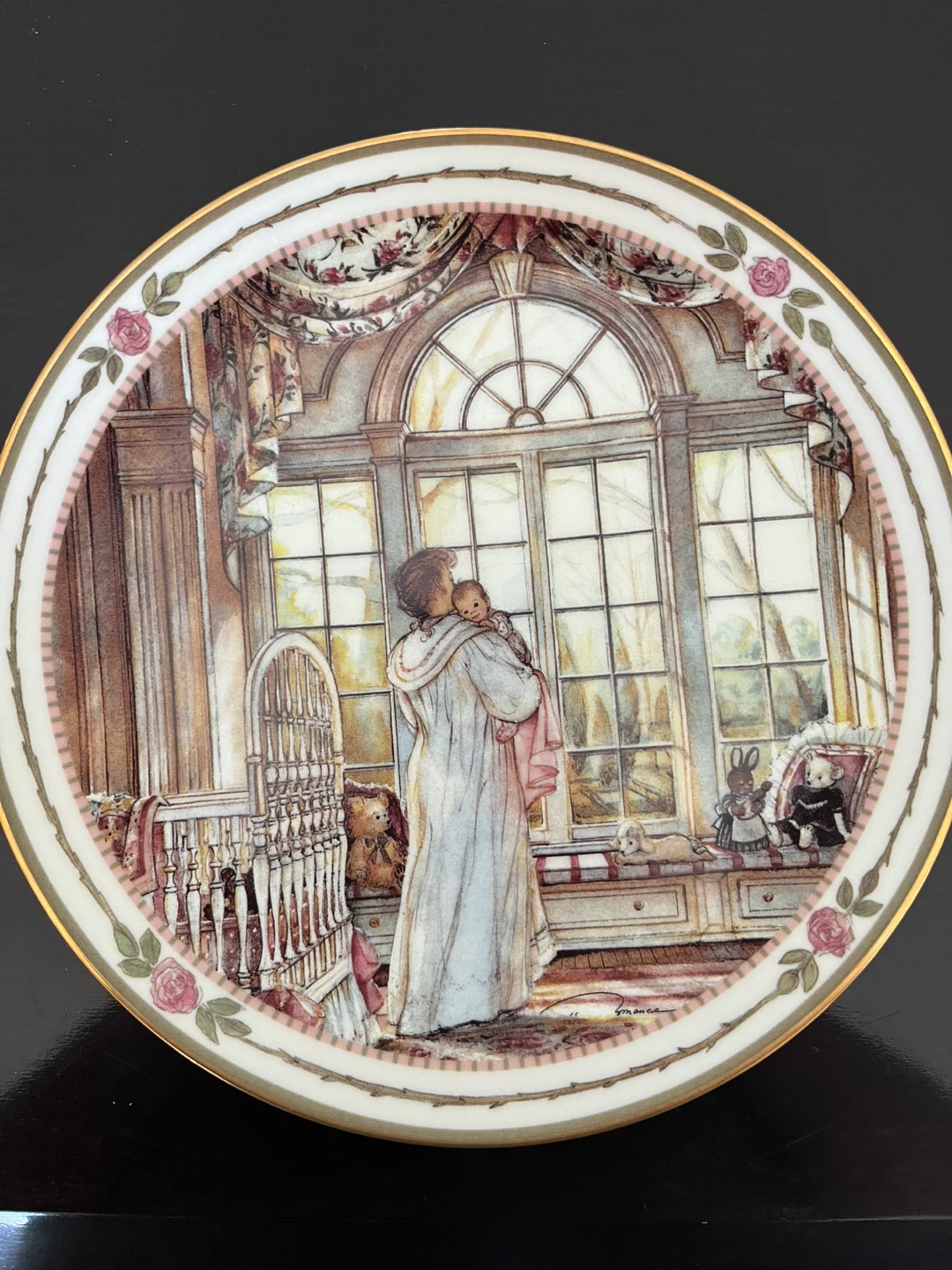 "Bright Eyes" Decorative Plate by Trisha Romance