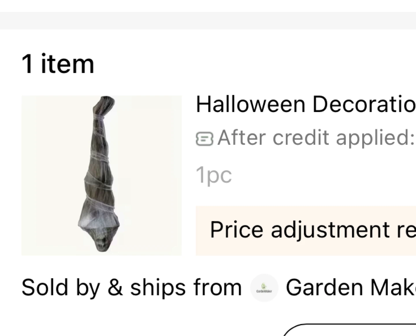 Halloween Decoration Mummy Prop - photo 2