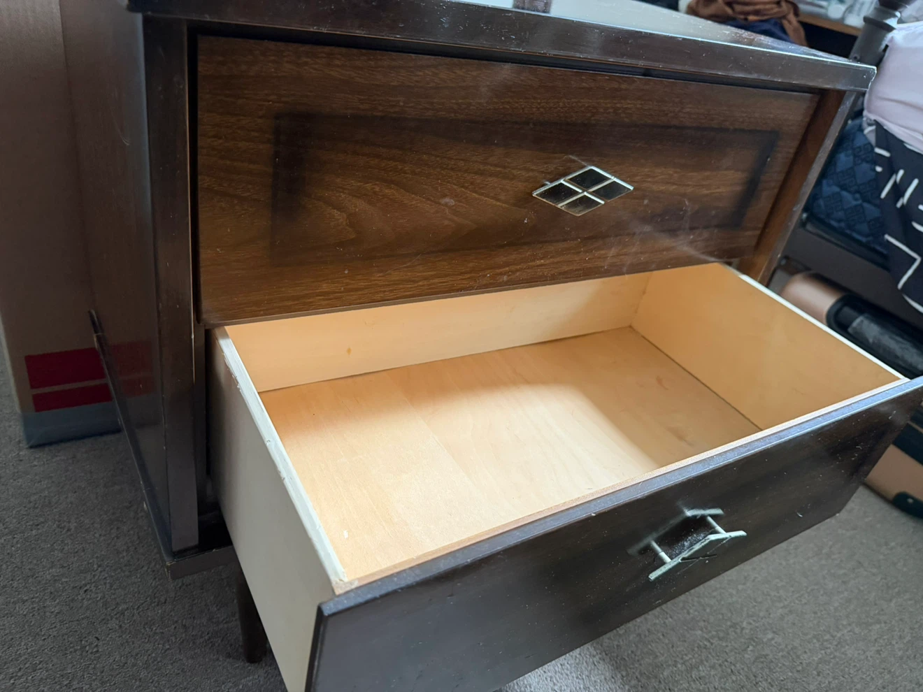 Vintage Wooden Nightstand - photo 2