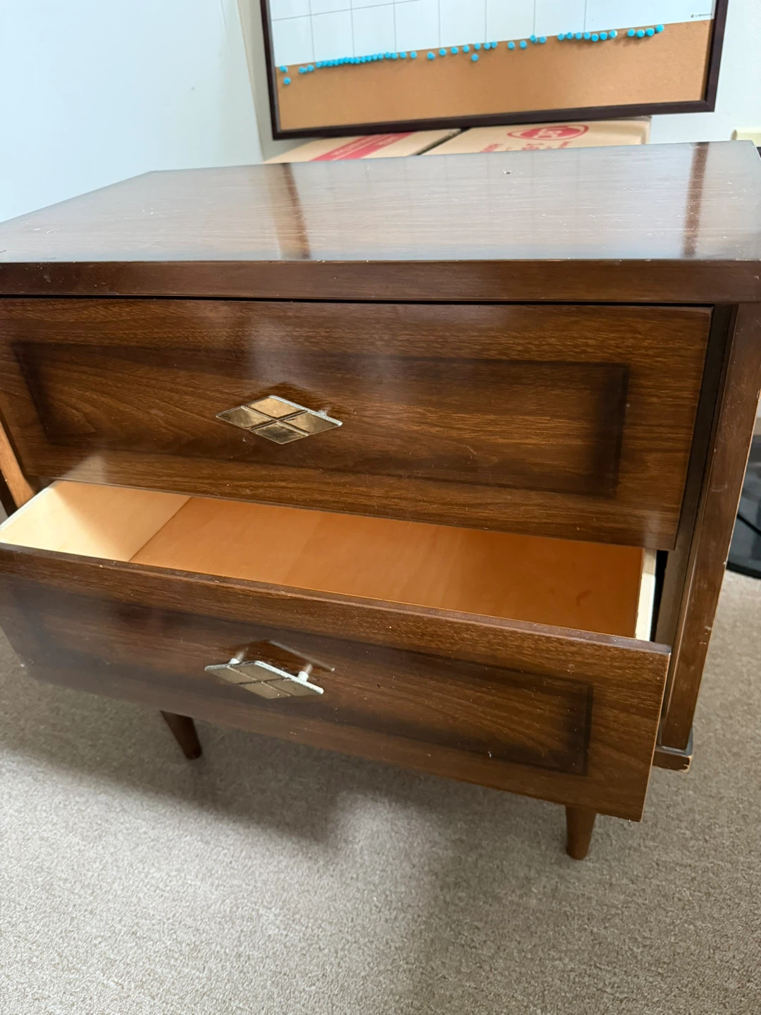 Vintage Wooden Nightstand - photo 3