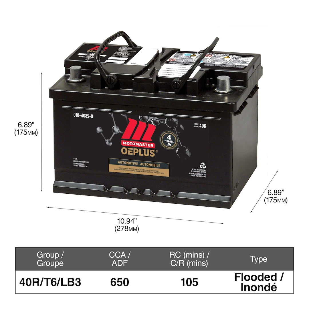 Motomaster OEplus Automotive Battery 40R - photo 4