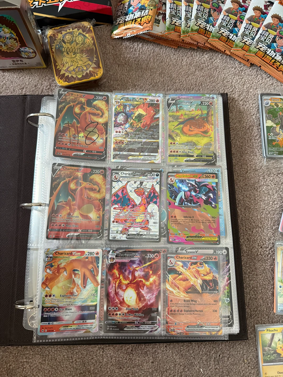 Assorted Pokemon Trading Cards