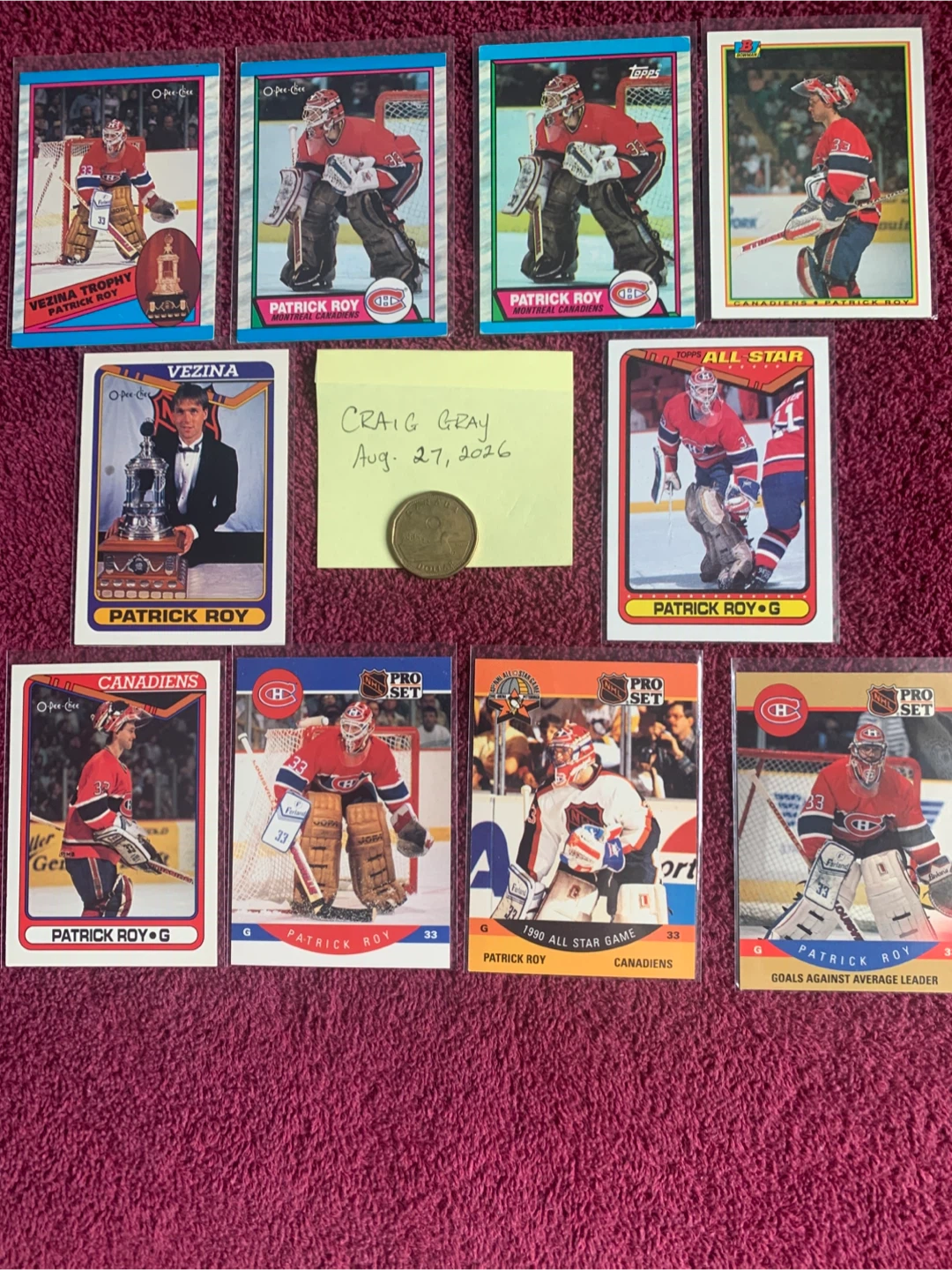 PATRICK ROY CARDS