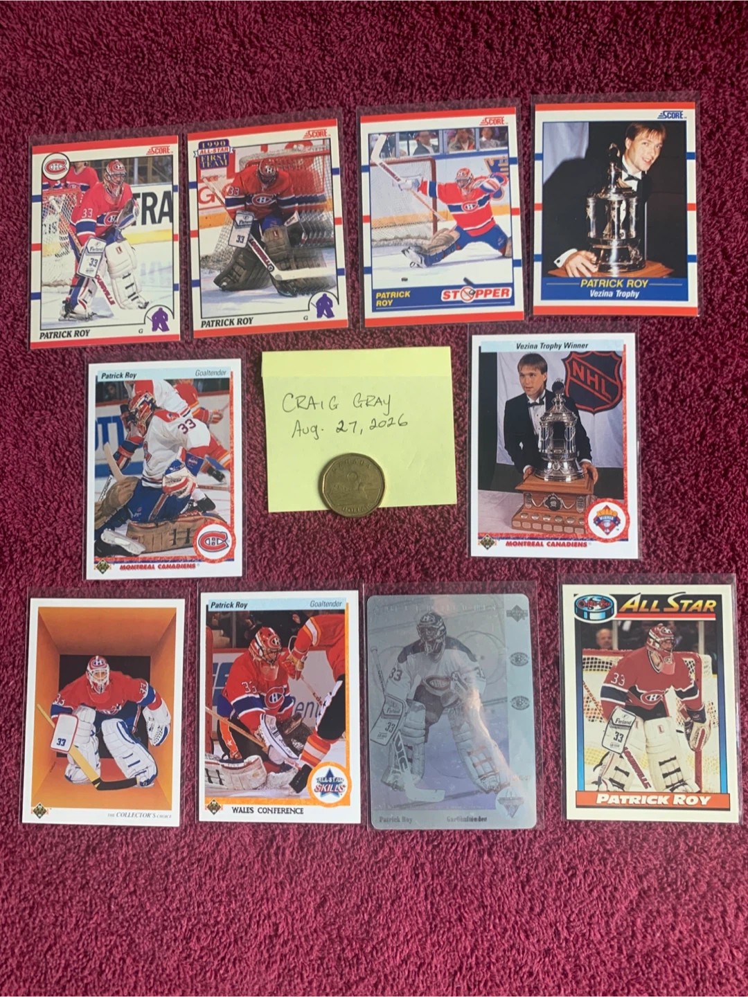 PATRICK ROY CARDS - photo 2