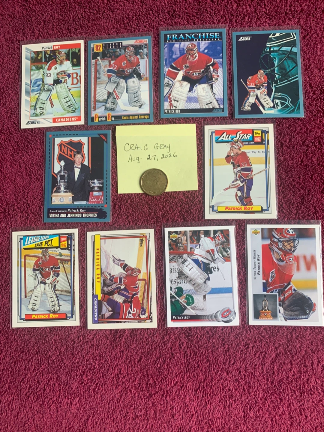 PATRICK ROY CARDS - photo 5