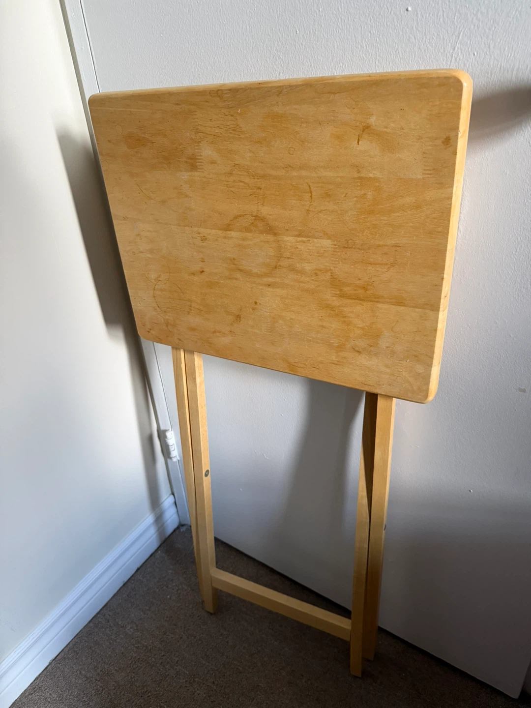 Wooden TV Tray Table - photo 2