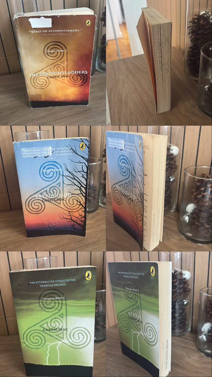 Triskelia Trilogy Books by Carrie Mac