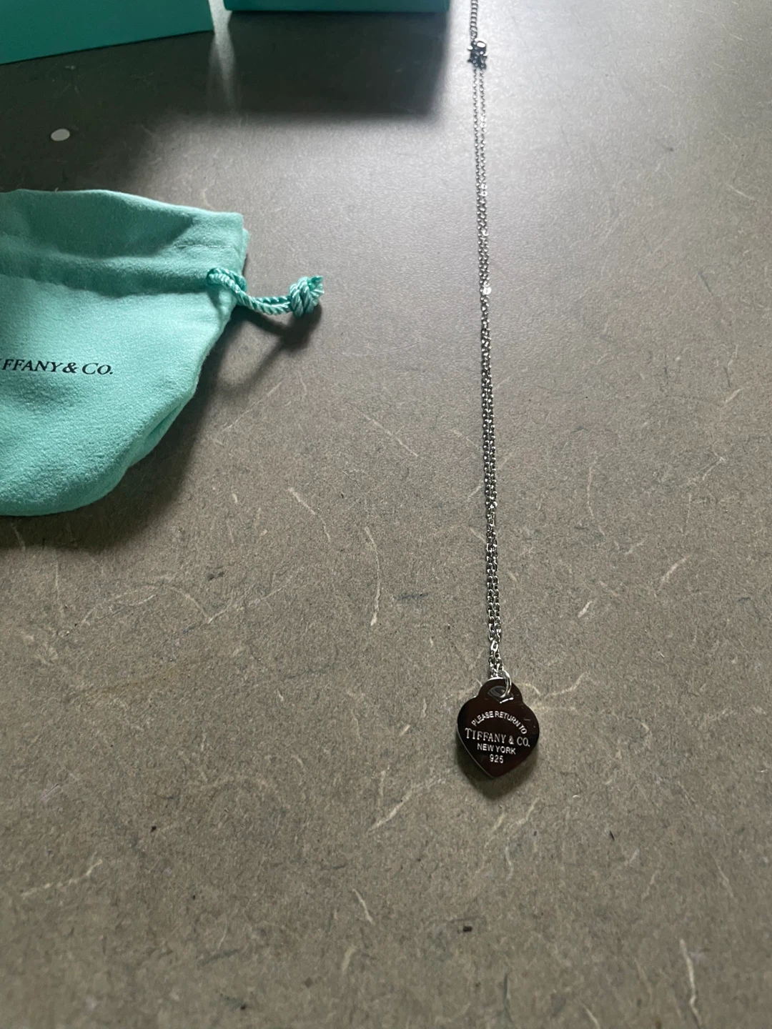 Tiffany & Co. Silver Heart Necklace