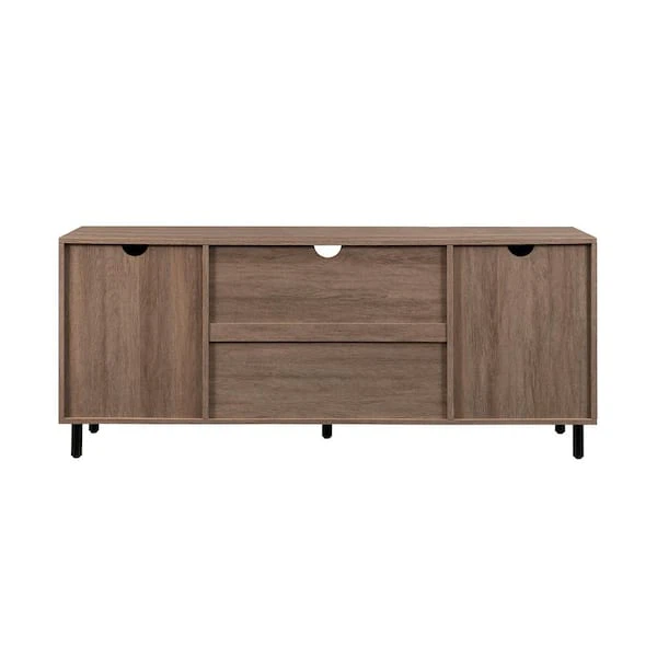 New Boho Rattan 2 Door TV Media Stand - photo 3