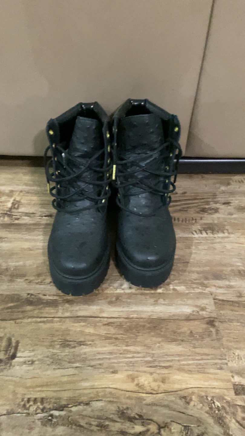 Timberland Women's 6.5 Black Lace-Up Boots - photo 2