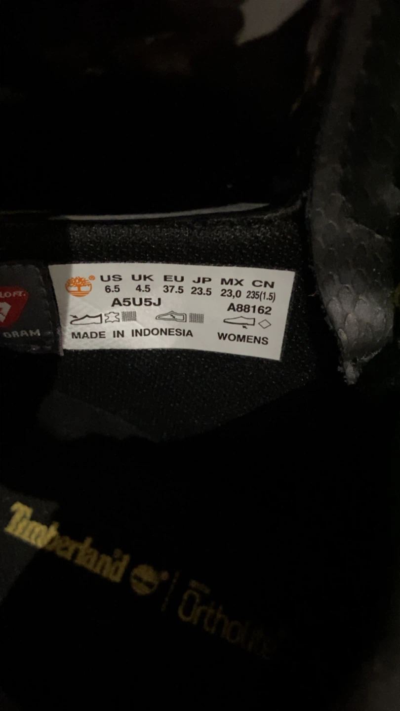 Timberland Women's 6.5 Black Lace-Up Boots - photo 3