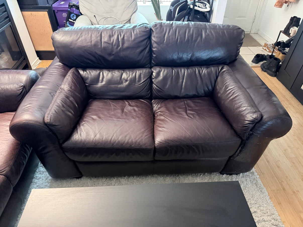 Brown Leather Sofas - photo 2
