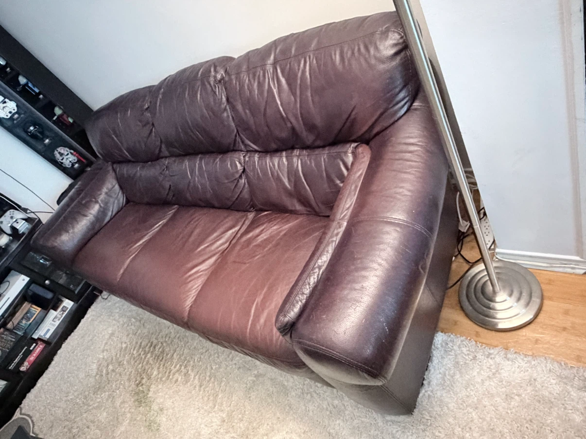 Brown Leather Sofas - photo 4