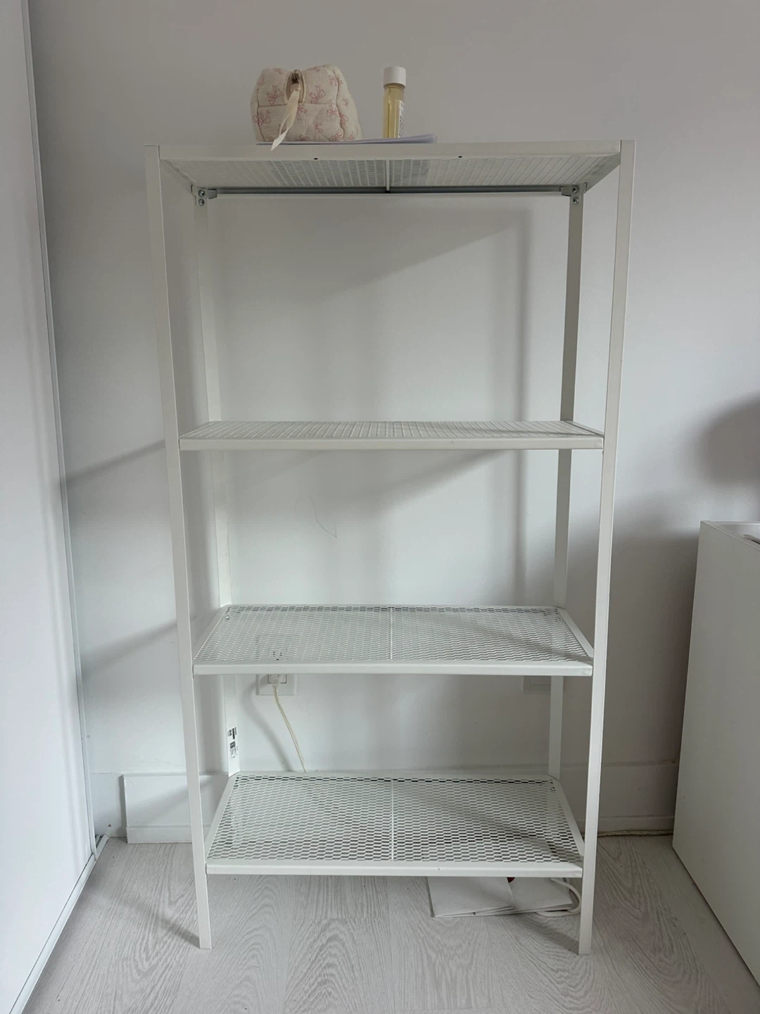 IKEA BAGGEBO Shelf unit, metal/white