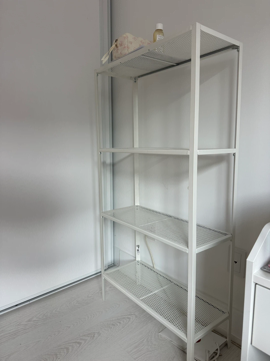 IKEA BAGGEBO Shelf unit, metal/white - photo 2
