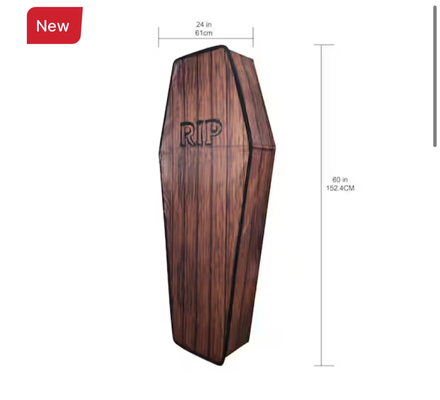 5ft Collapsible Coffin Prop - photo 2