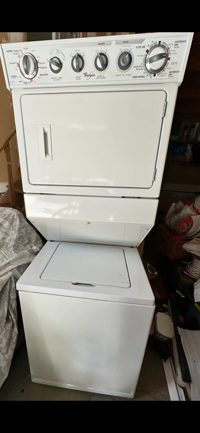 Whirlpool Stackable Washer and Dryer - photo 2