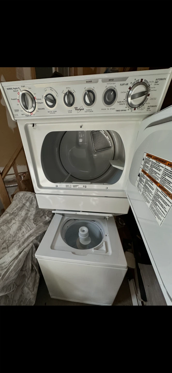 Whirlpool Stackable Washer and Dryer - photo 3