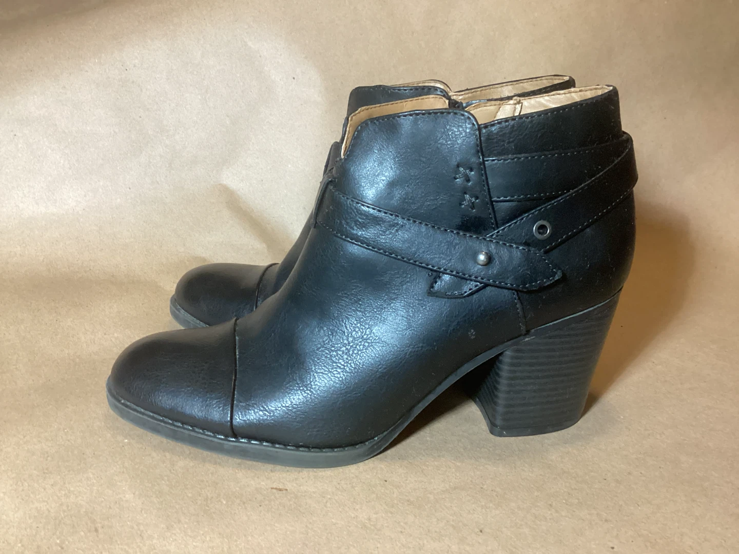 Black Heeled Ankle Boots