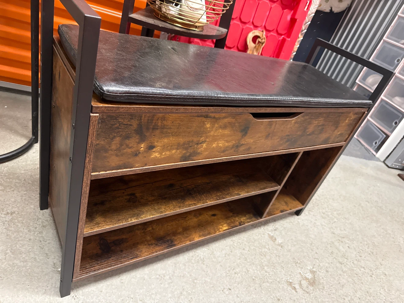 Entryway Bench with Storage - photo 4