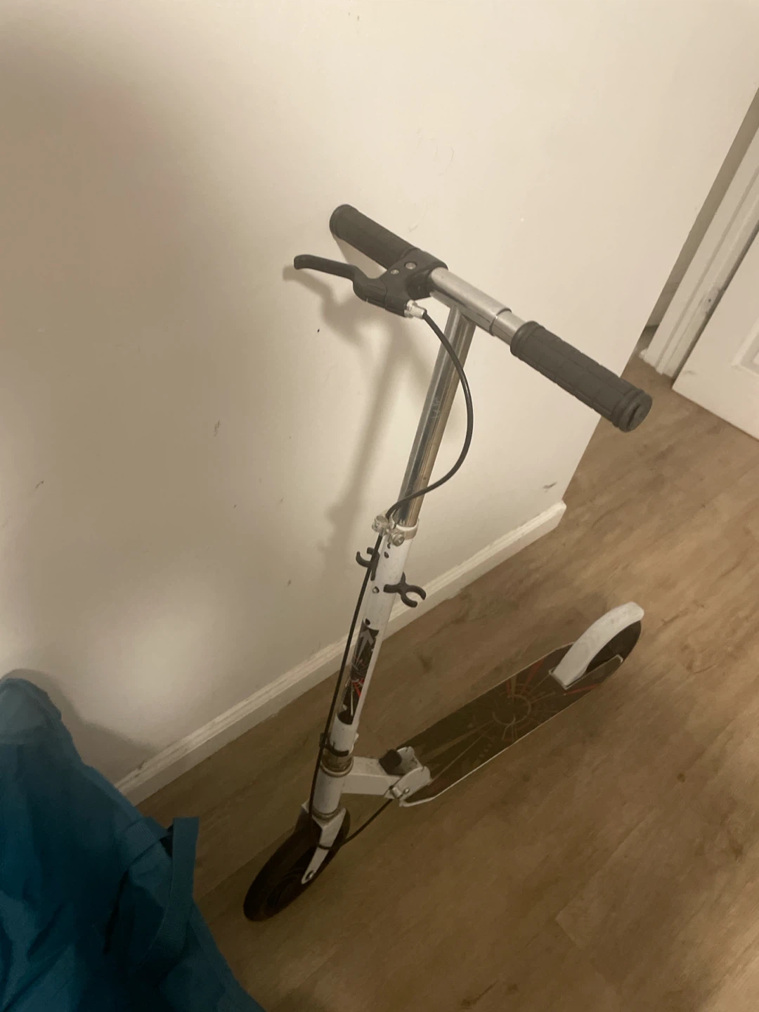 White Folding Scooter