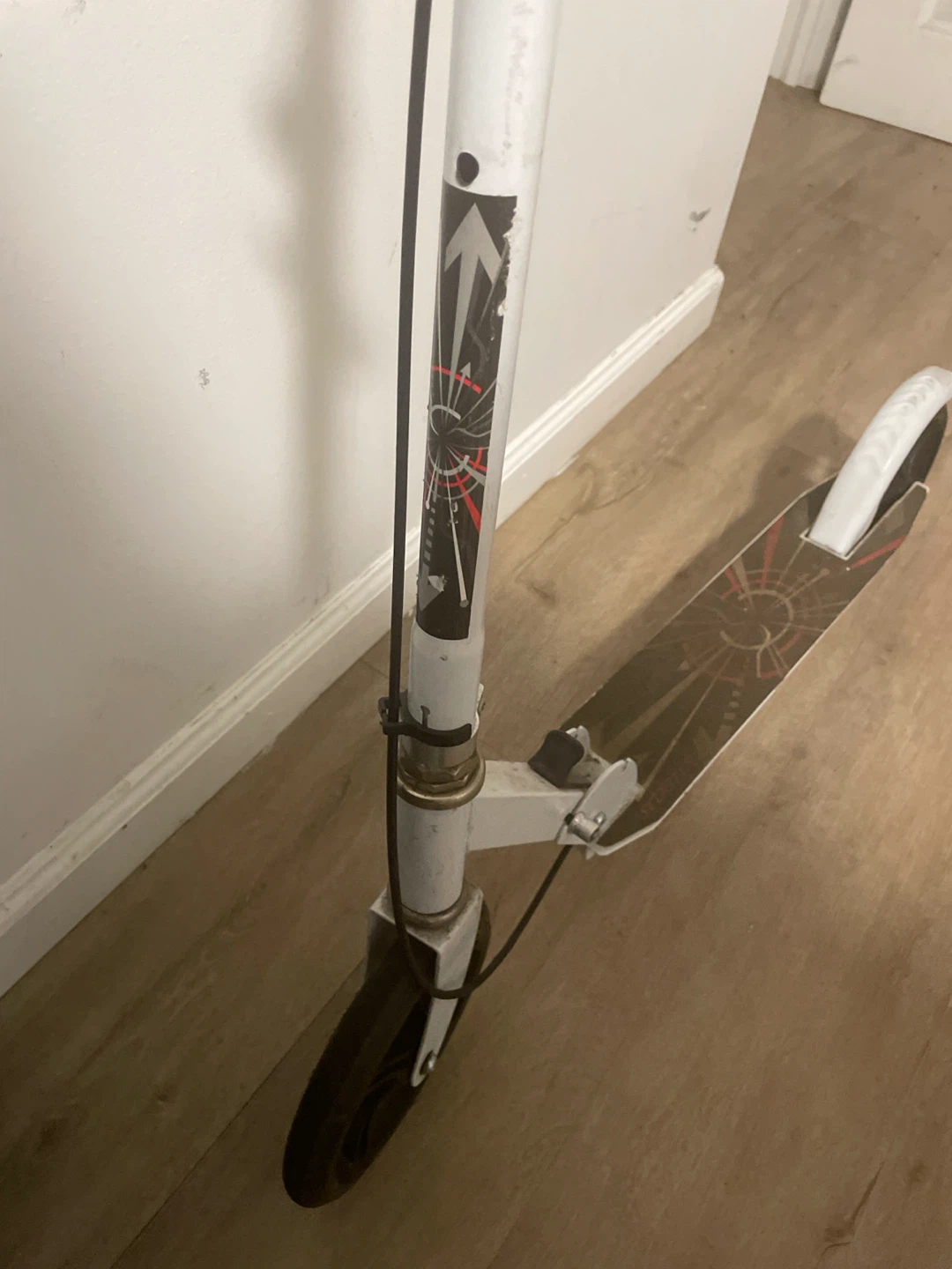 White Folding Scooter - photo 3