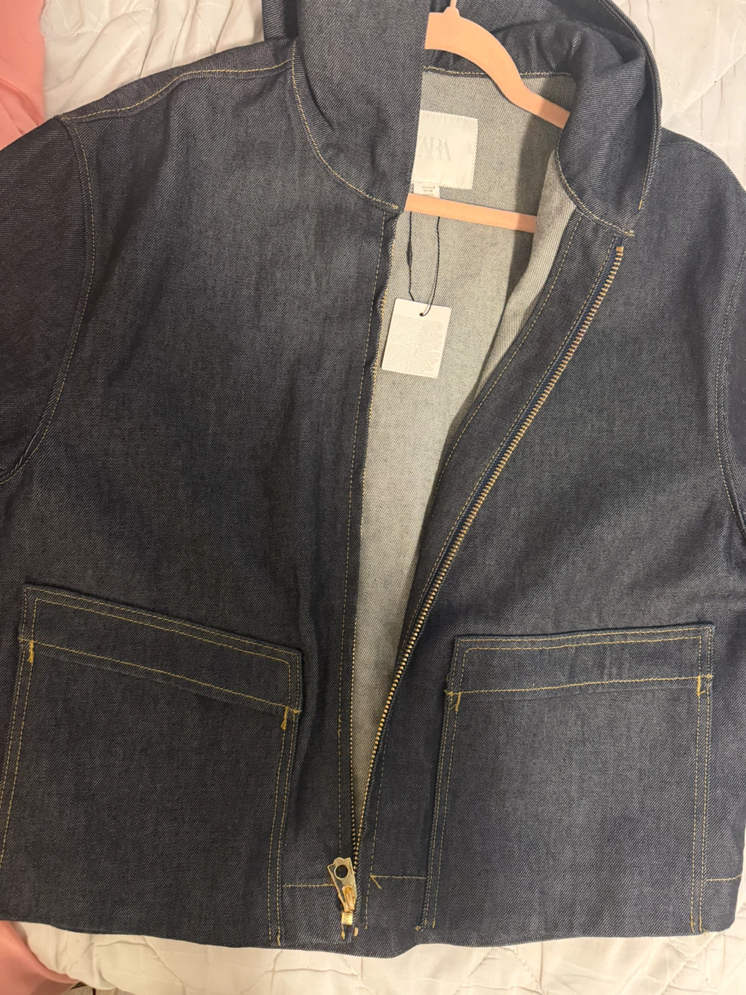 Zara Denim Hooded Jacket - photo 2