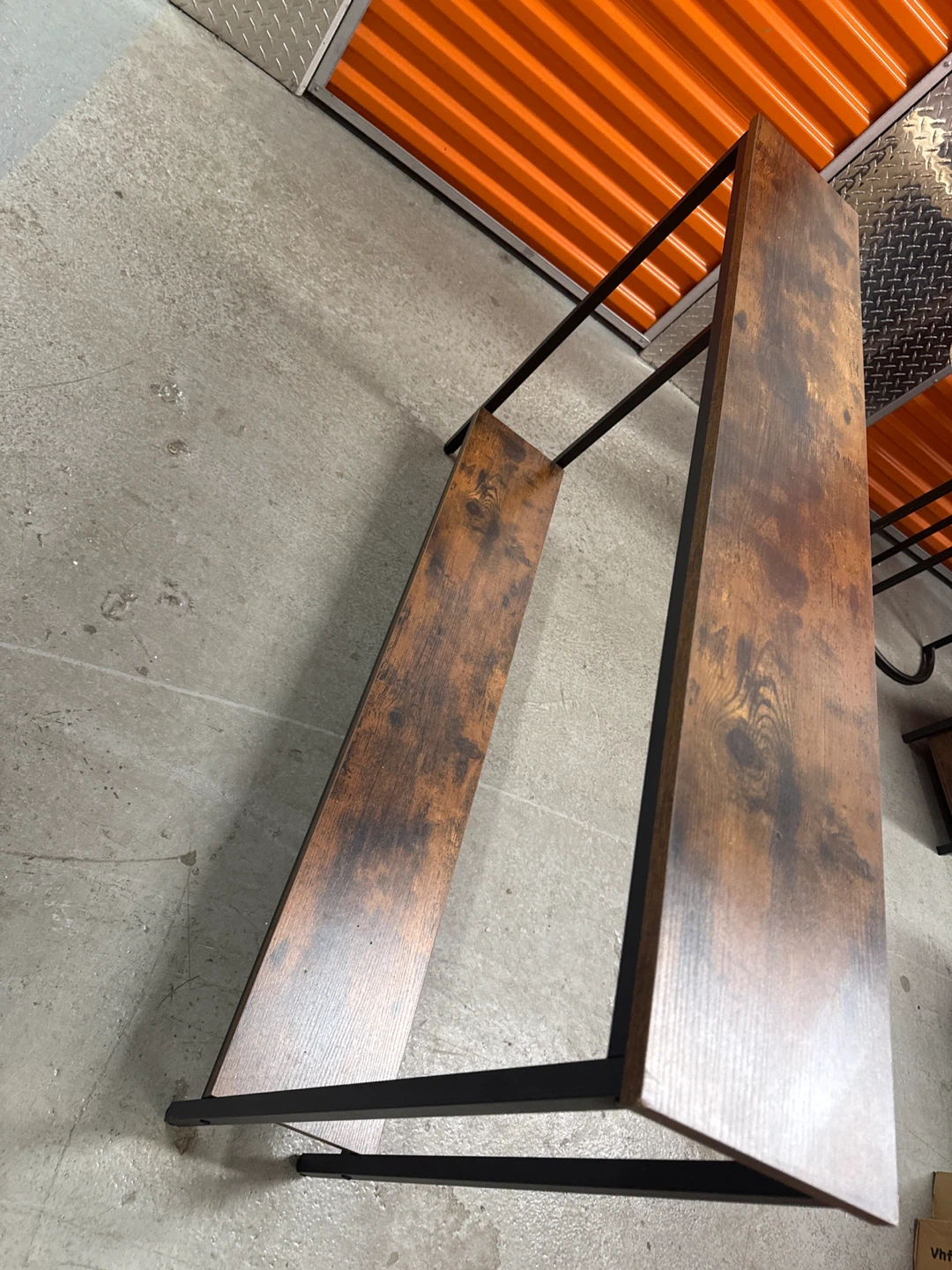 Beautiful Rustic Console Table with Two Shelves - photo 3