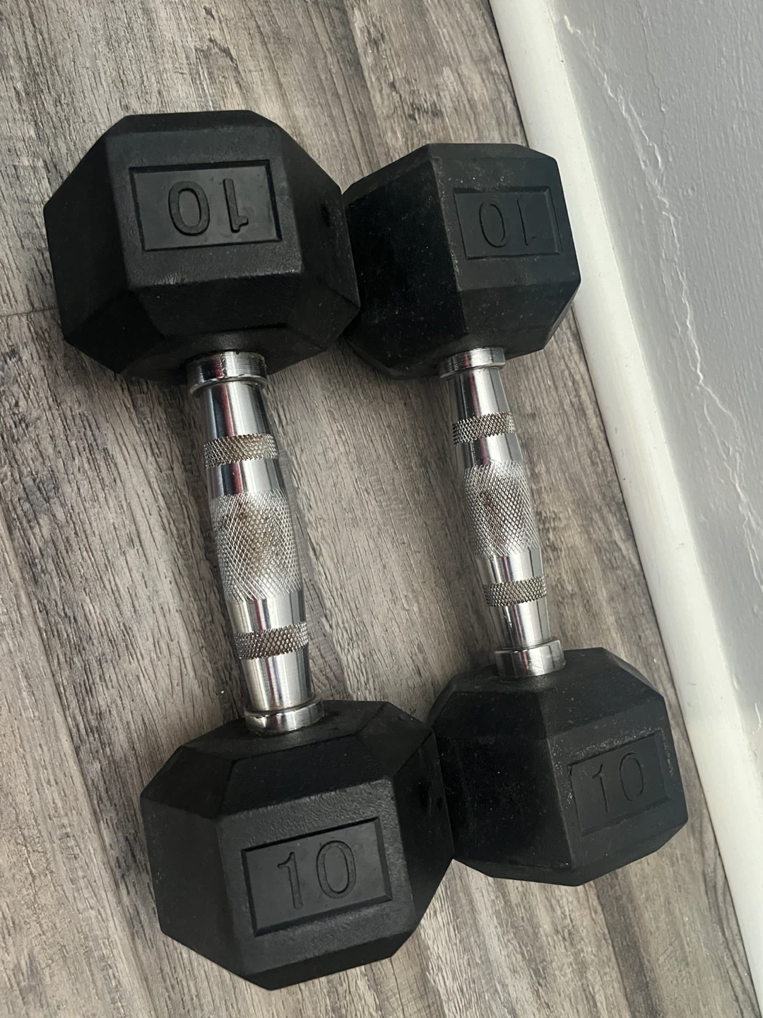 Pair of 10lb Dumbbells - photo 3