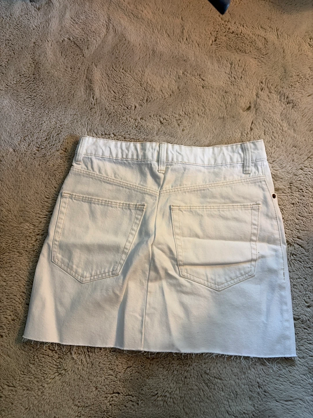 ZARA White Denim Mini Skirt - photo 2