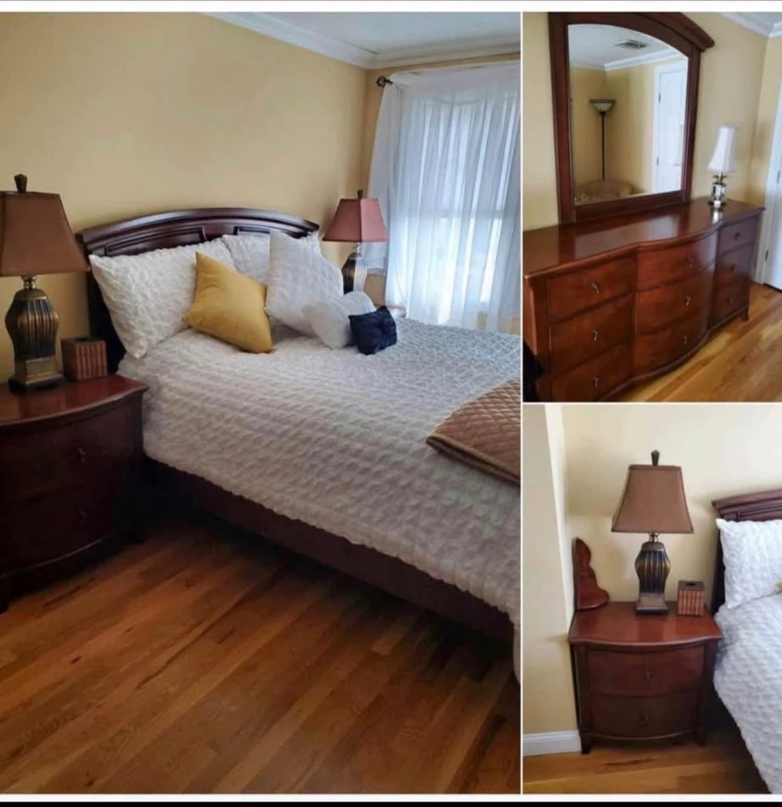 Wooden Dresser and Nightstand Set - photo 2