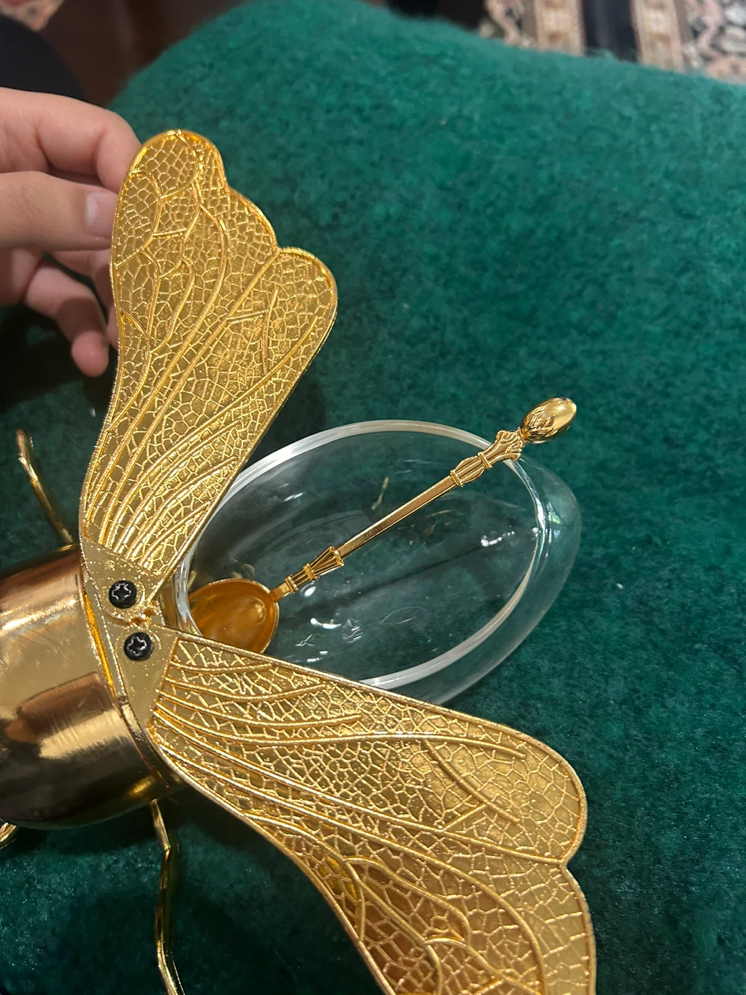 Fenteer Bee Shaped Jar with Spoon