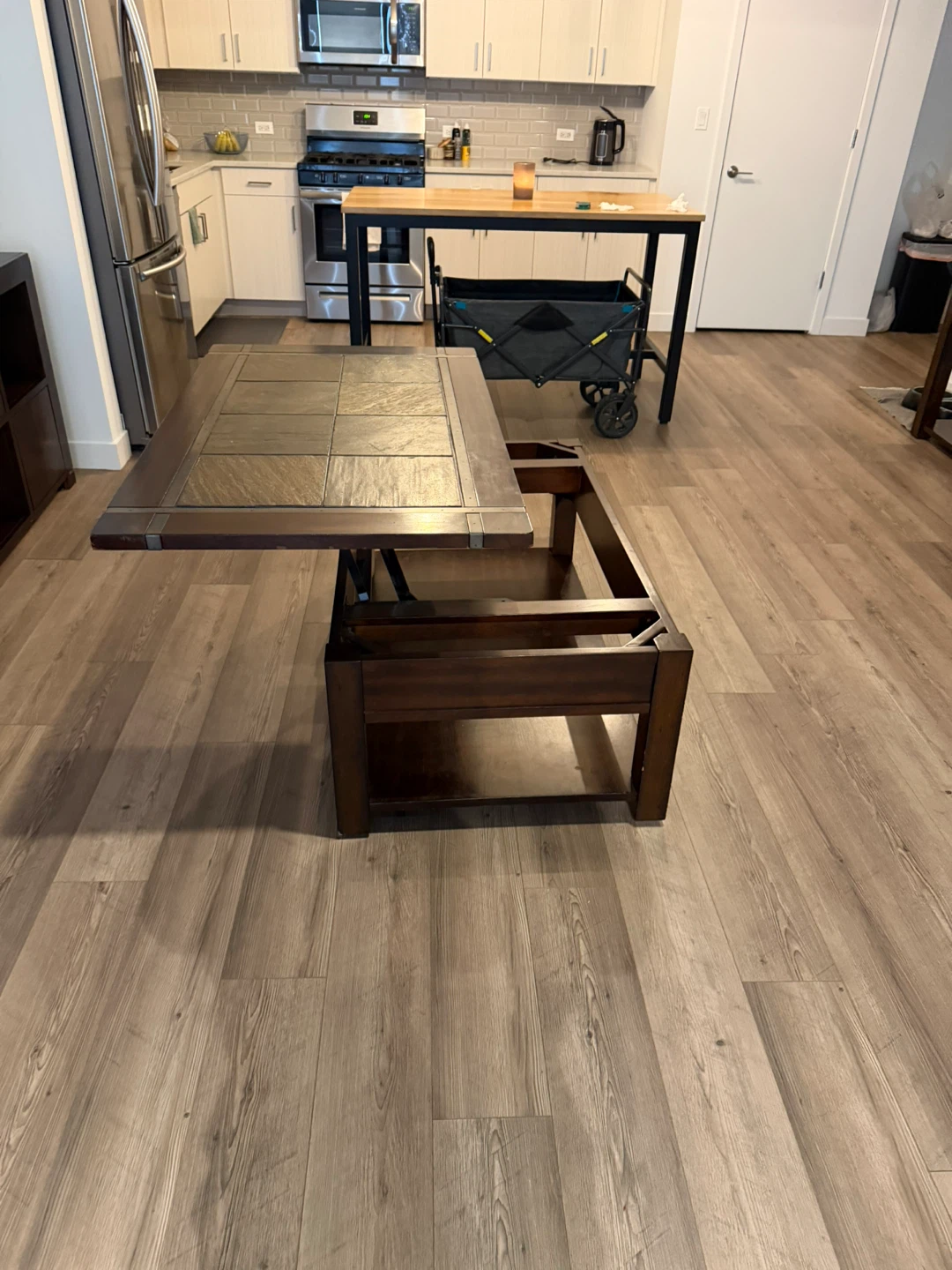 Slate inlay Lift Top Coffee Table - photo 2