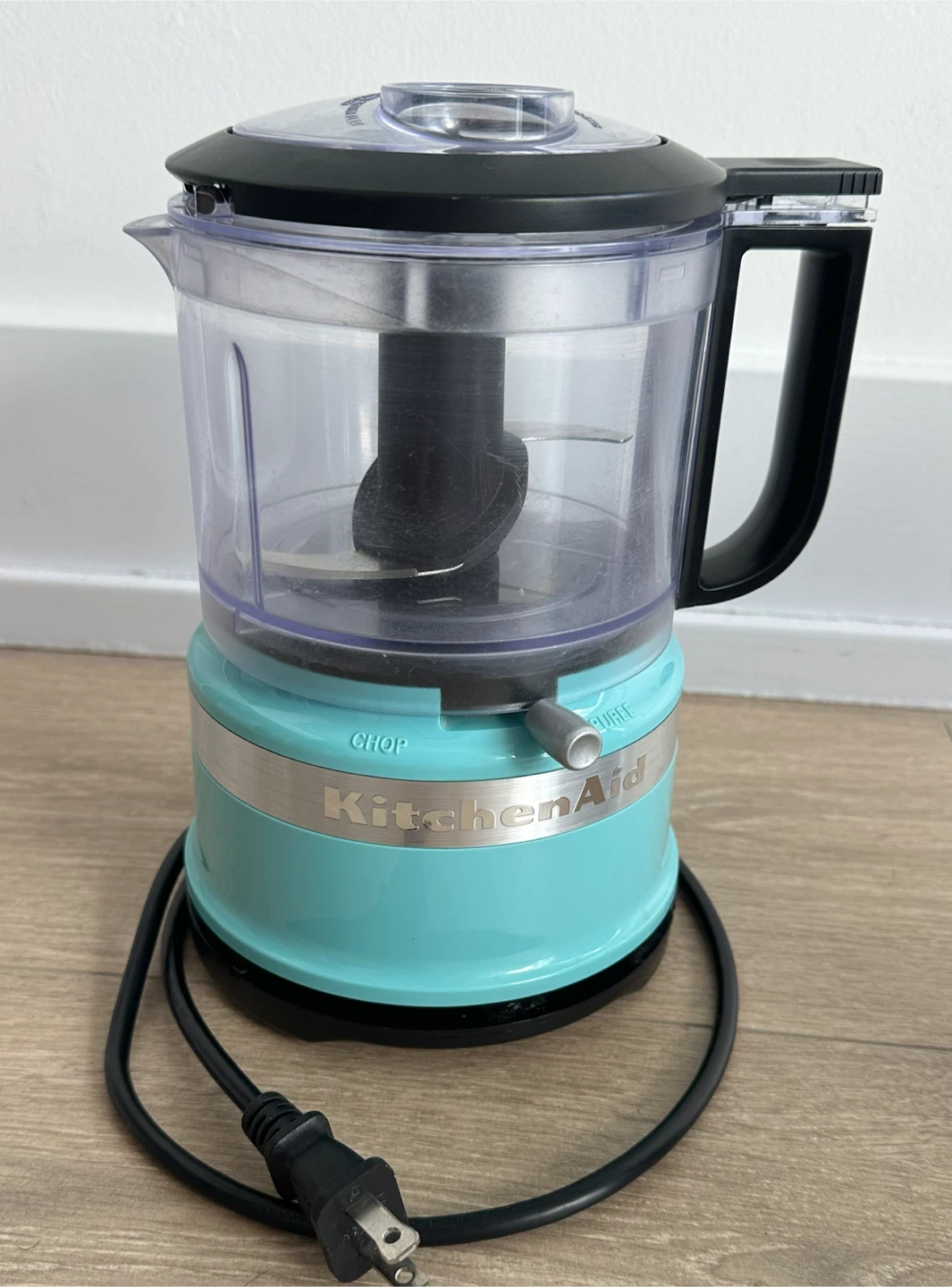 KitchenAid 3.5 Cup Food Processor - Aqua Sky - photo 2